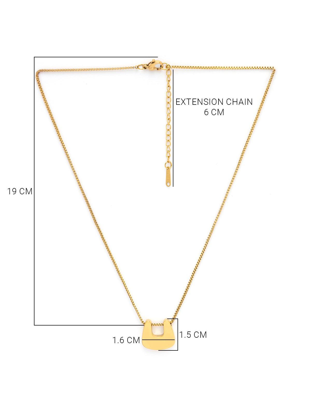Scintillare By Sukkhi Charming 18kGold Plated with Stainless Steel Box Chain Pendant Necklace Jewellery for Women & Girls|Anti Tarnish Jewellery|Gifts for Wife Girlfriend Mother Sister|N107007