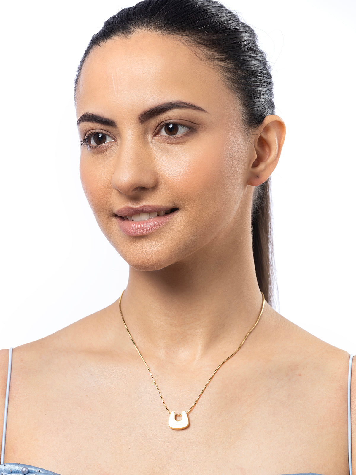 Scintillare By Sukkhi Charming 18kGold Plated with Stainless Steel Box Chain Pendant Necklace Jewellery for Women & Girls|Anti Tarnish Jewellery|Gifts for Wife Girlfriend Mother Sister|N107007