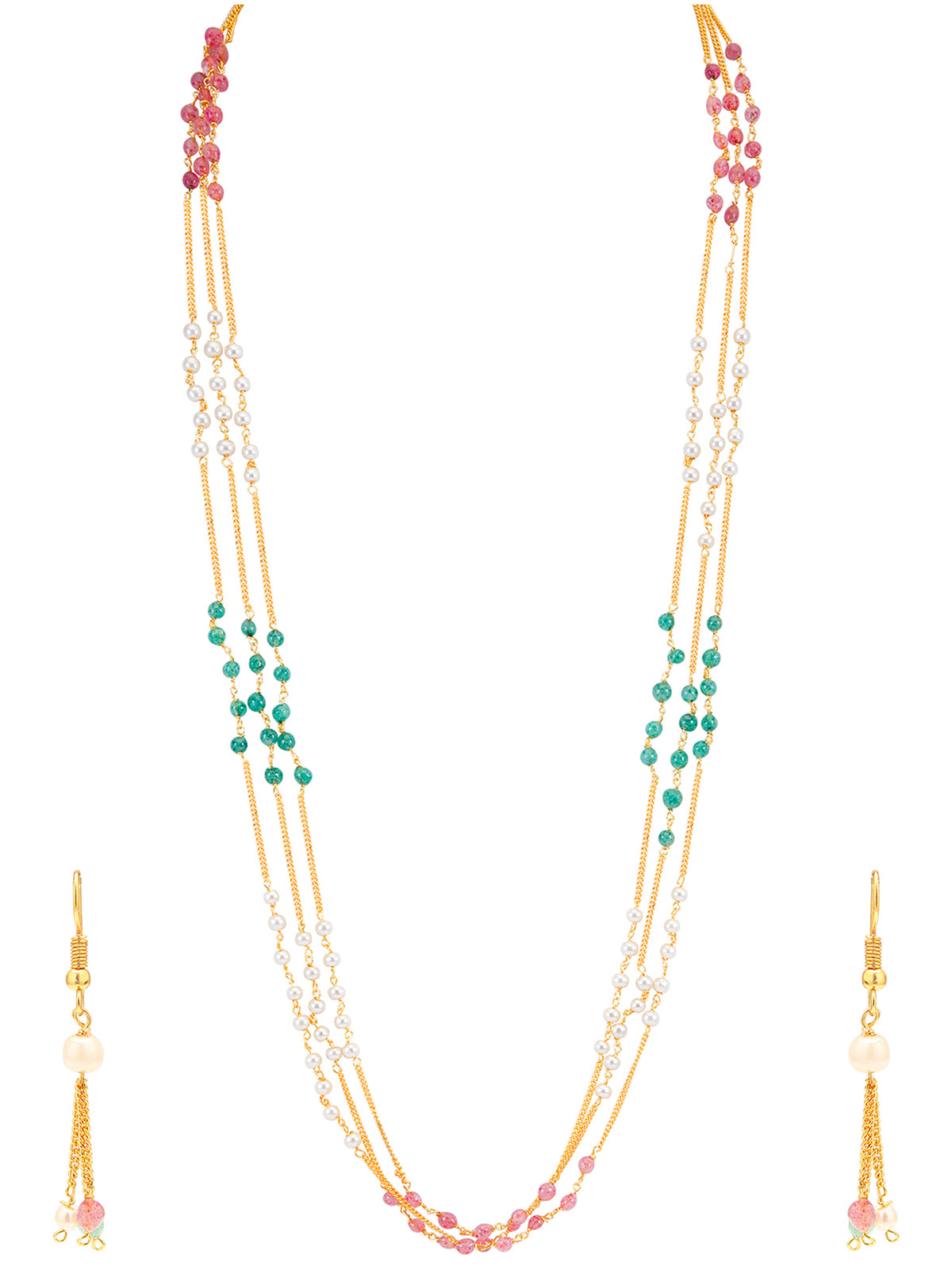 Sukkhi Classy Gold Plated Multi-String Necklace Set For Women N71875GLDPV092017