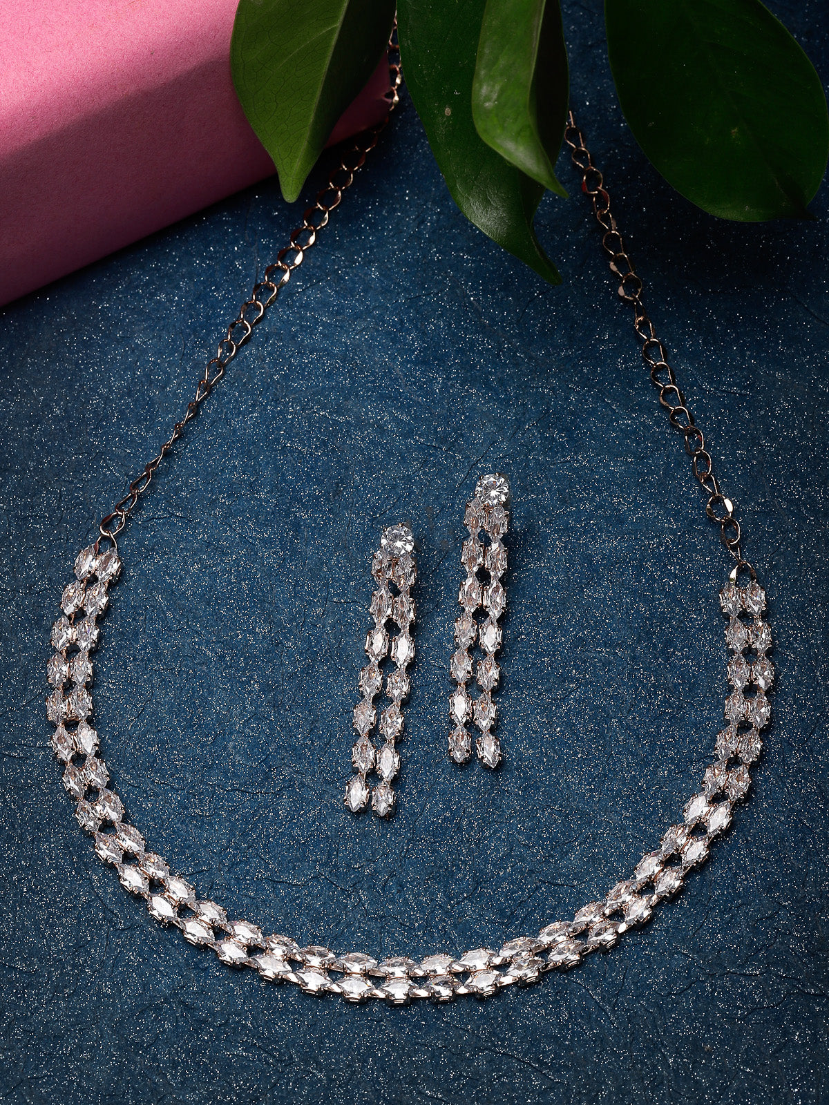 Studio Sukkhi Tasteful Gold Plated Gold Stone Studded Collar Necklace Set For Women NS104794