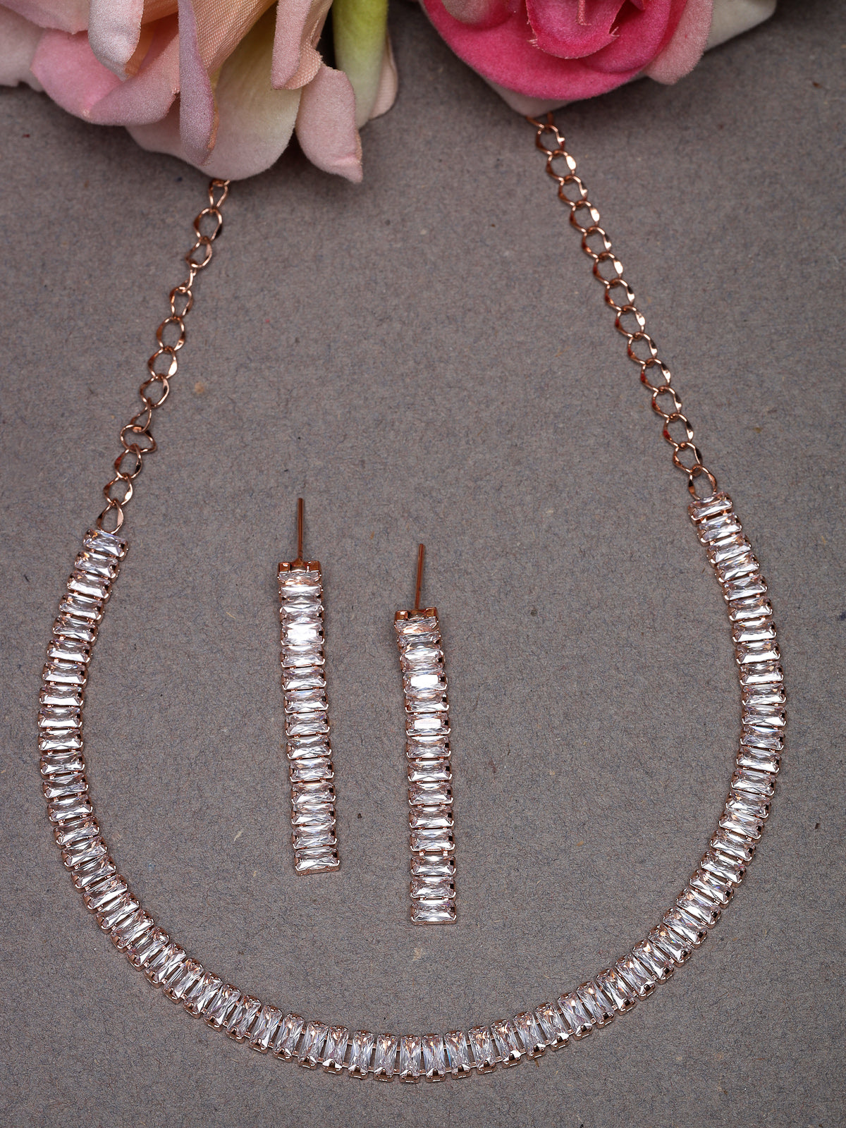 Studio Sukkhi Irresistible Gold Plated Gold Stone Studded Princess Necklace Set For Women NS104795