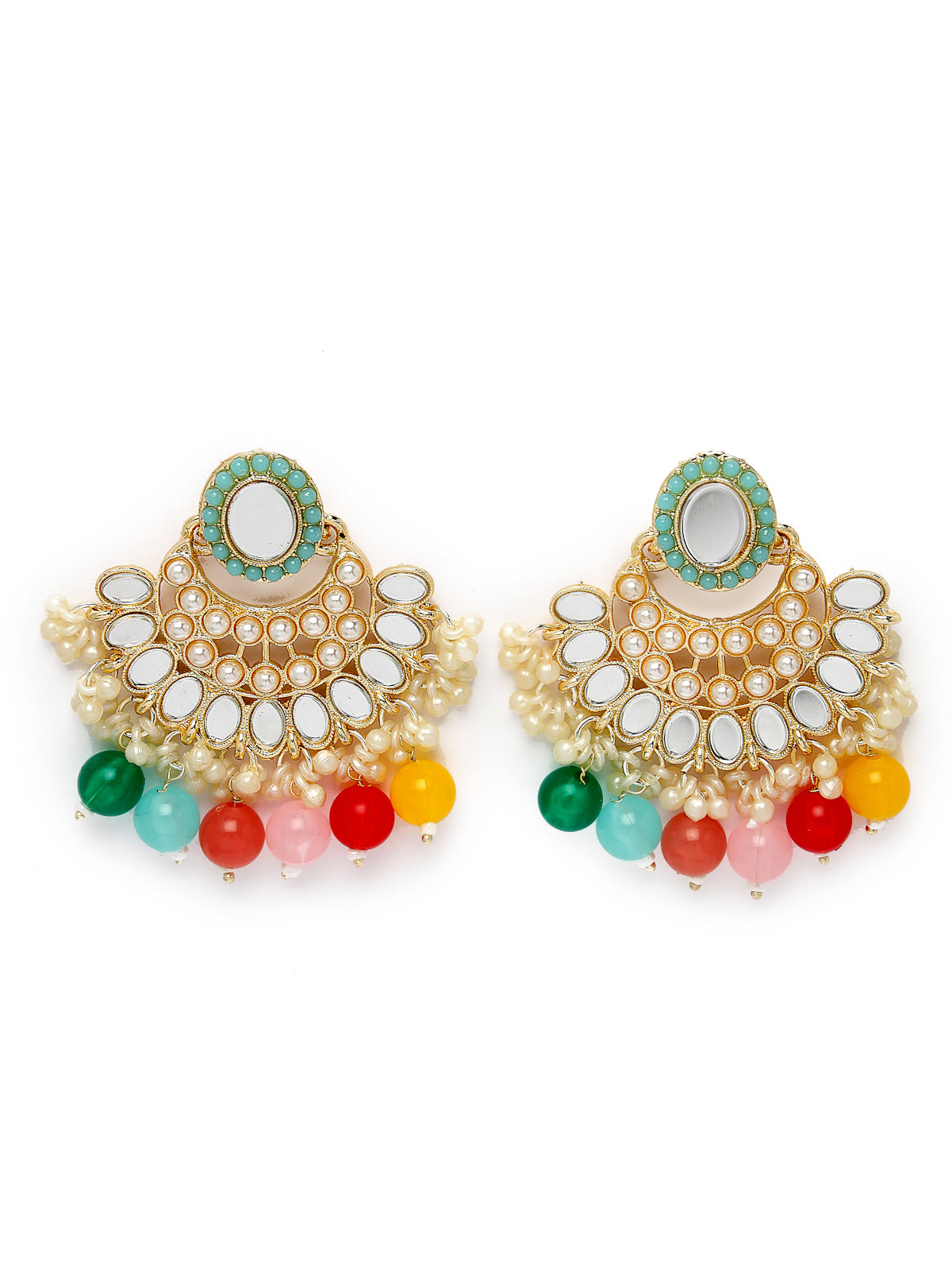 Sukkhi Expensive Tranditional Multicolor Choker Necklace Earring Jewellery Set with Maangtikka Jewellery Set for Women NS104841