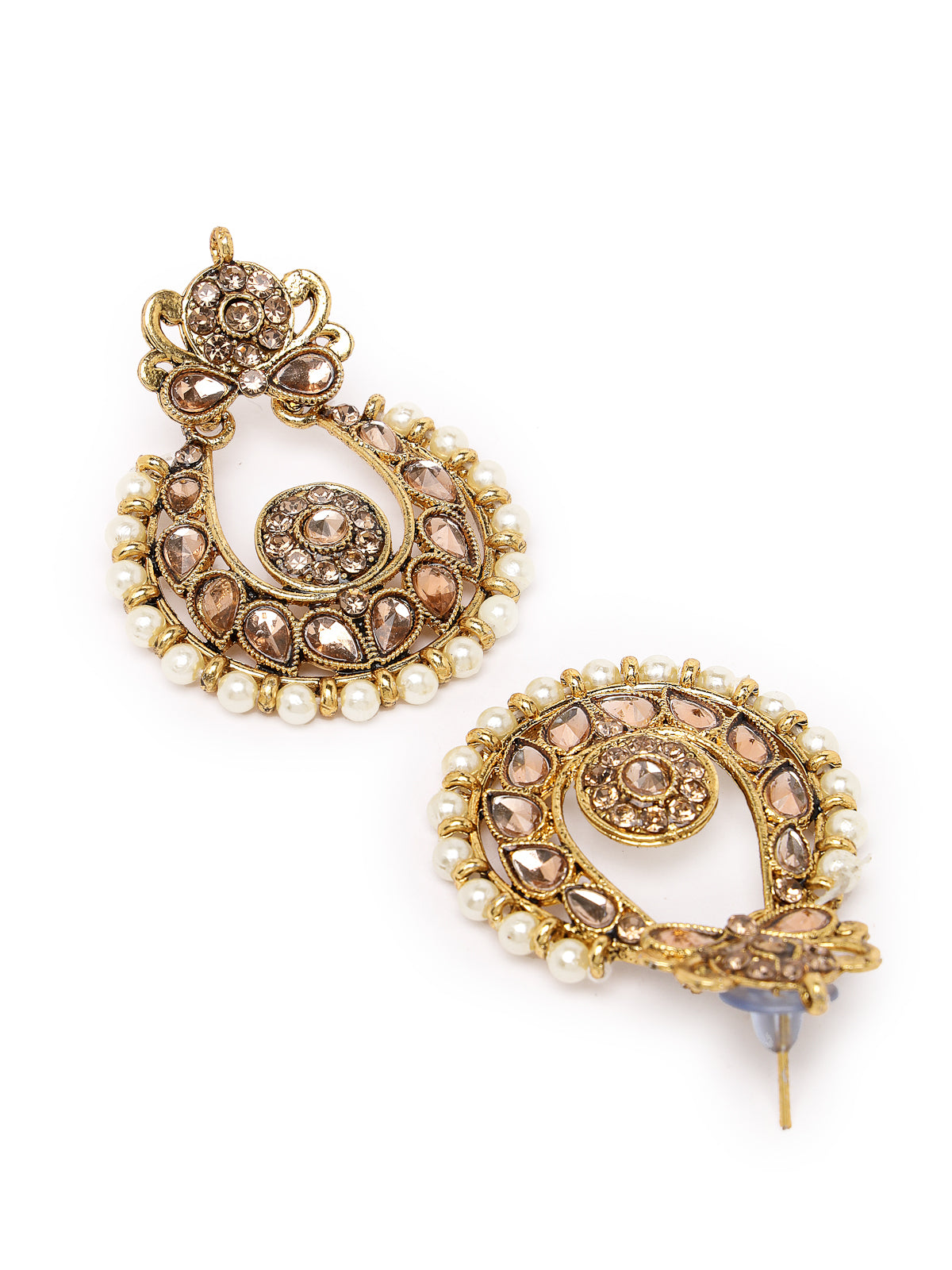 Sukkhi Indian Ethnic Gold Plated LCT Kundan & Beads Choker Necklace Set With Earring And Maangtika | Jewellery Set For Women (NS105494)