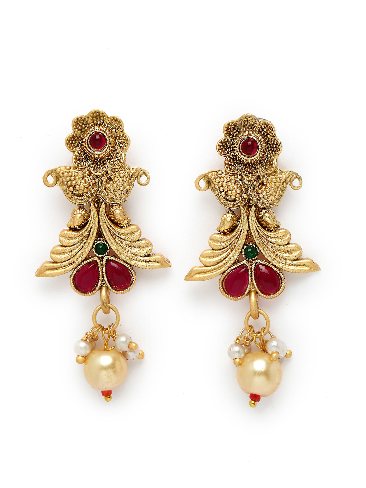 Sukkhi Impressive Gold Plated Rani Haar Long Multistring Necklace Set And Earring | Jewellery Set For Women (NS105725)