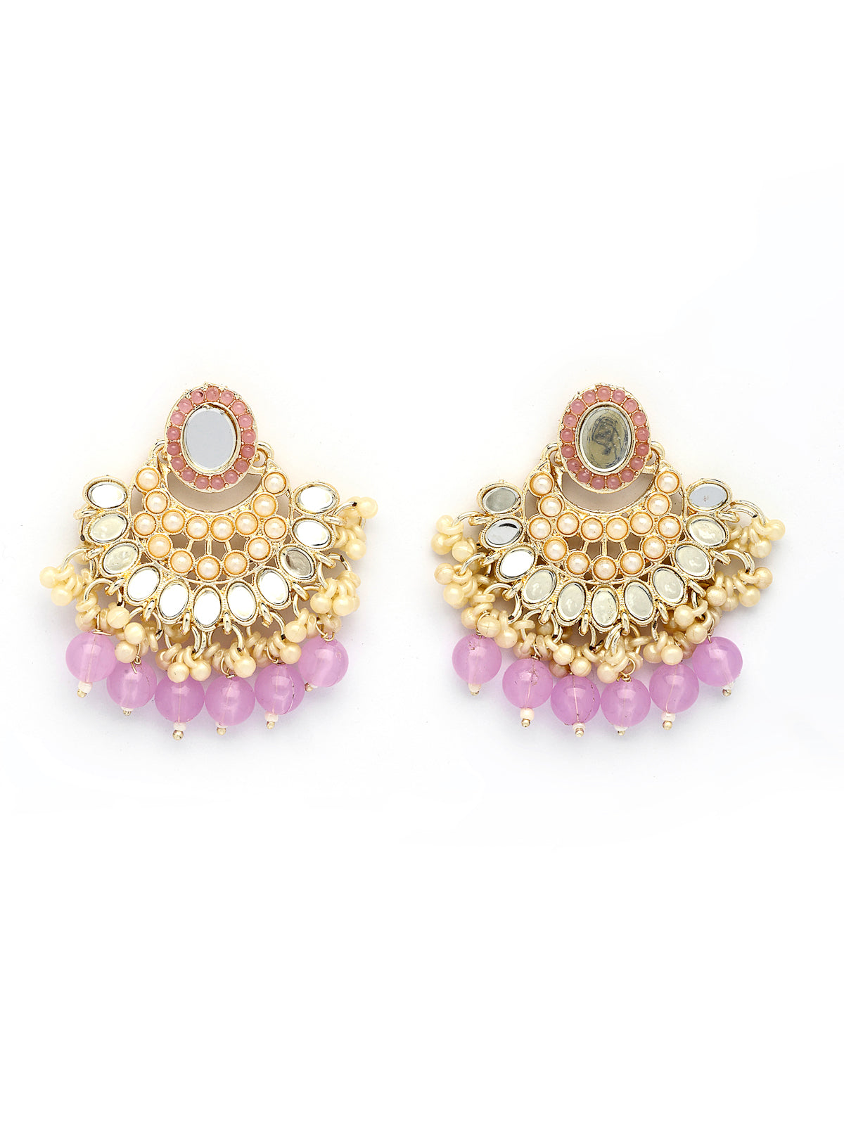 Sukkhi Classic Gold Plated with AD Beads Choker Necklace Set Earring and Maangtikka Jewellery Set for Women|NS107525