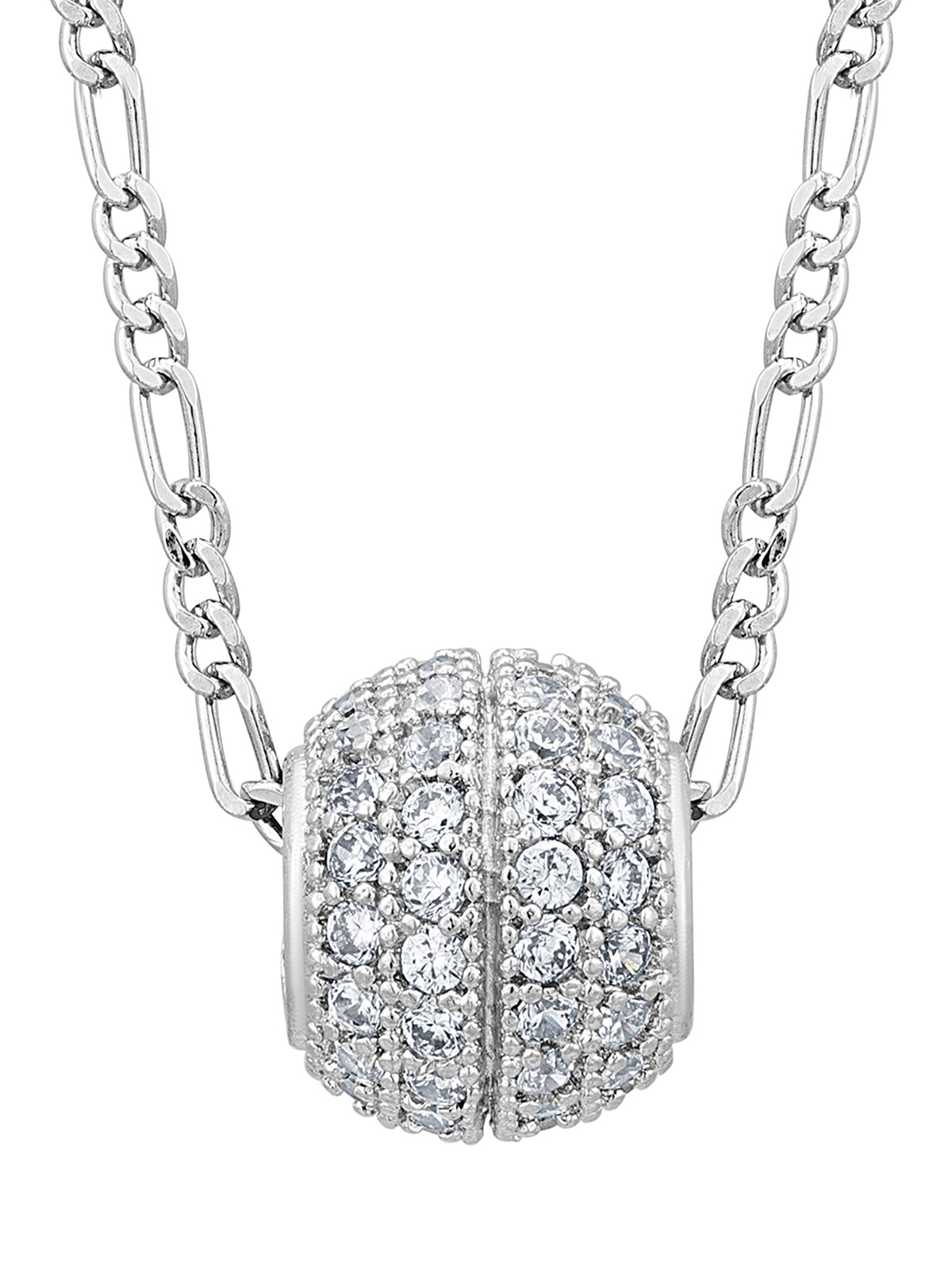 Pissara by Sukkhi Delightful 925 Sterling Silver Cubic Zirconia Pendant With Chain For Women And Girls|with Authenticity Certificate, 925 Stamp & 6 Months Warranty P104609