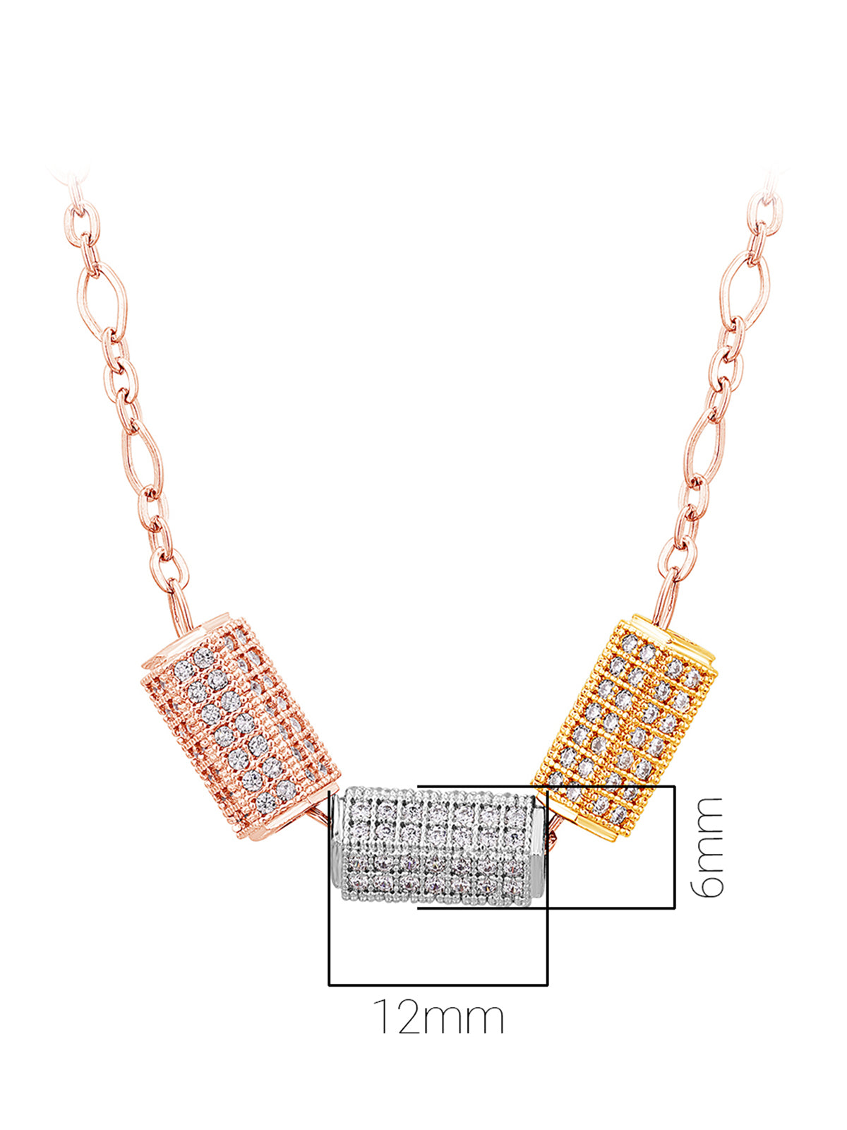 Pissara by Sukkhi Exclusive 925 Sterling Silver Cubic Zirconia Pendant With Chain For Women And Girls|with Authenticity Certificate, 925 Stamp & 6 Months Warranty P104613