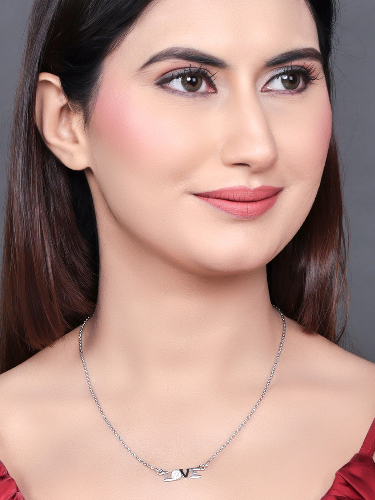 Pissara by Sukkhi Fabulous 925 Sterling Silver Cubic Zirconia Pendant With Chain For Women And Girls|with Authenticity Certificate, 925 Stamp & 6 Months Warranty P104614