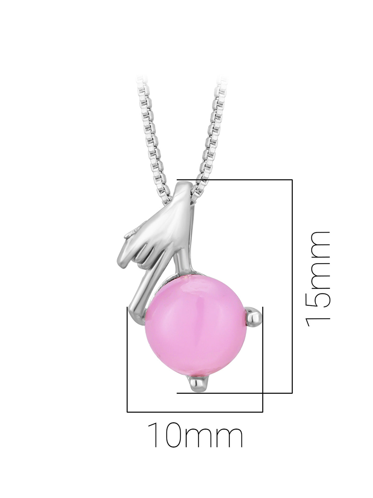 Pissara by Sukkhi Adorable 925 Sterling Silver Pendant With Chain For Women And Girls|with Authenticity Certificate, 925 Stamp & 6 Months Warranty P104631