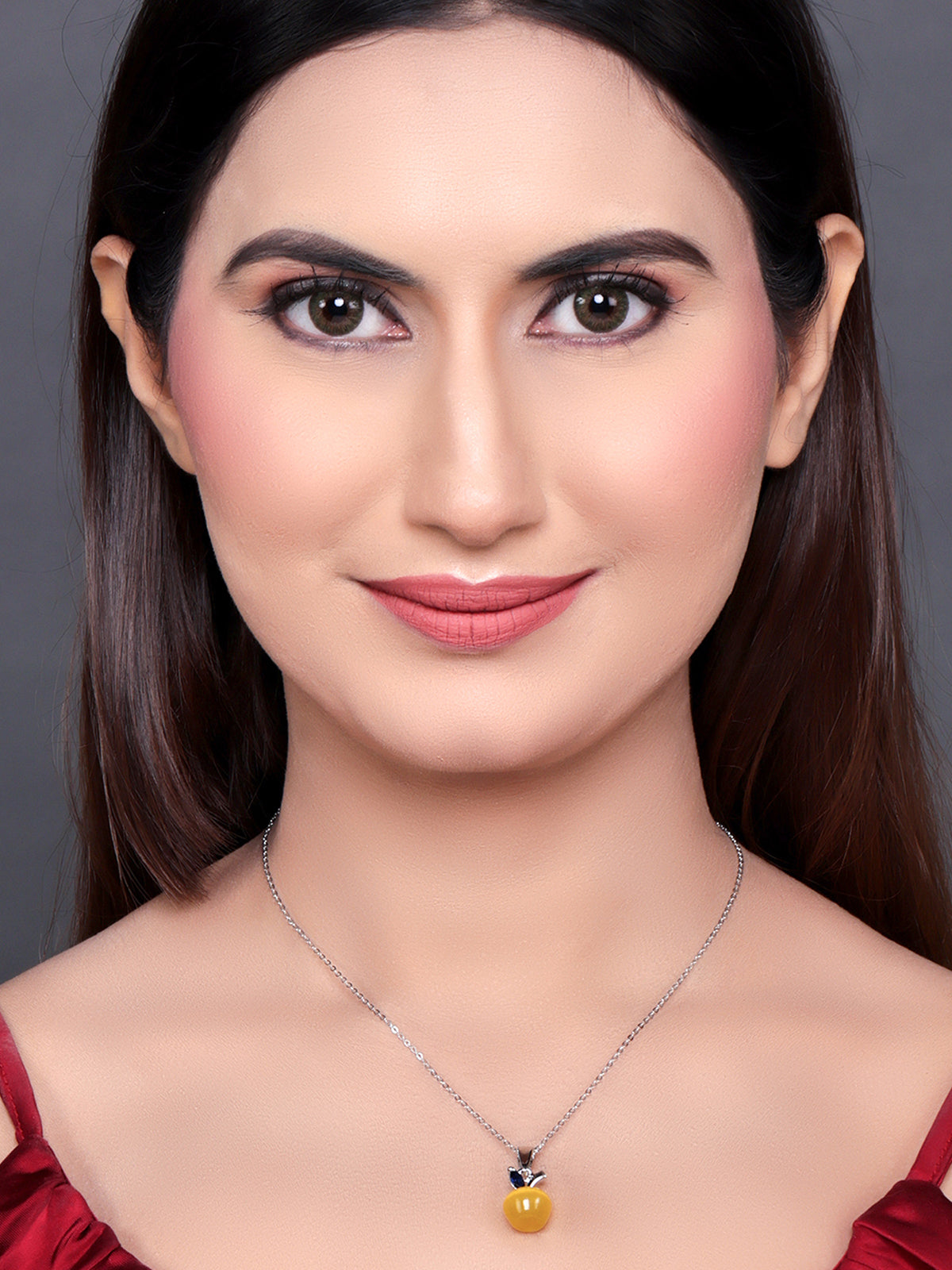 Pissara by Sukkhi Beautiful 925 Sterling Silver Pendant With Chain For Women And Girls|with Authenticity Certificate, 925 Stamp & 6 Months Warranty P104633