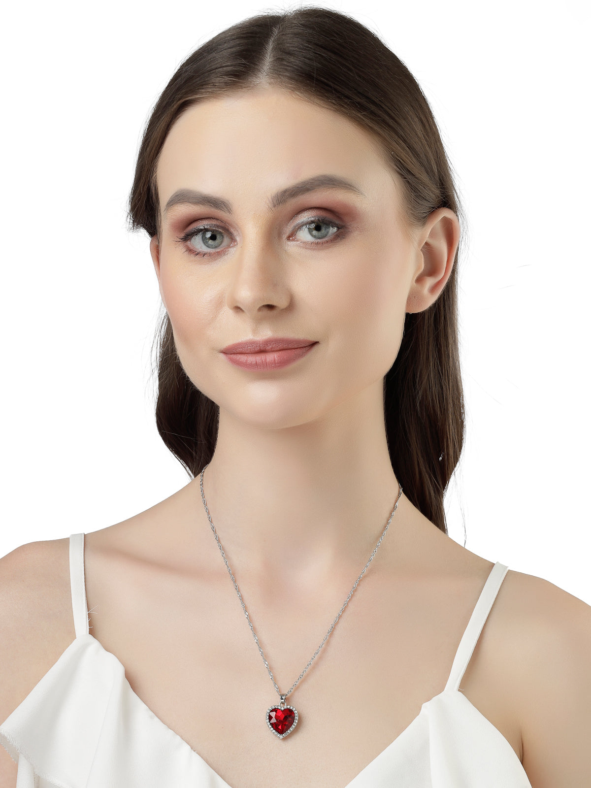Sukkhi Glorious Rhodium Plated Crystals from Swarovski Dangle Pair of 3 Earring Combo For Women|SKR69213