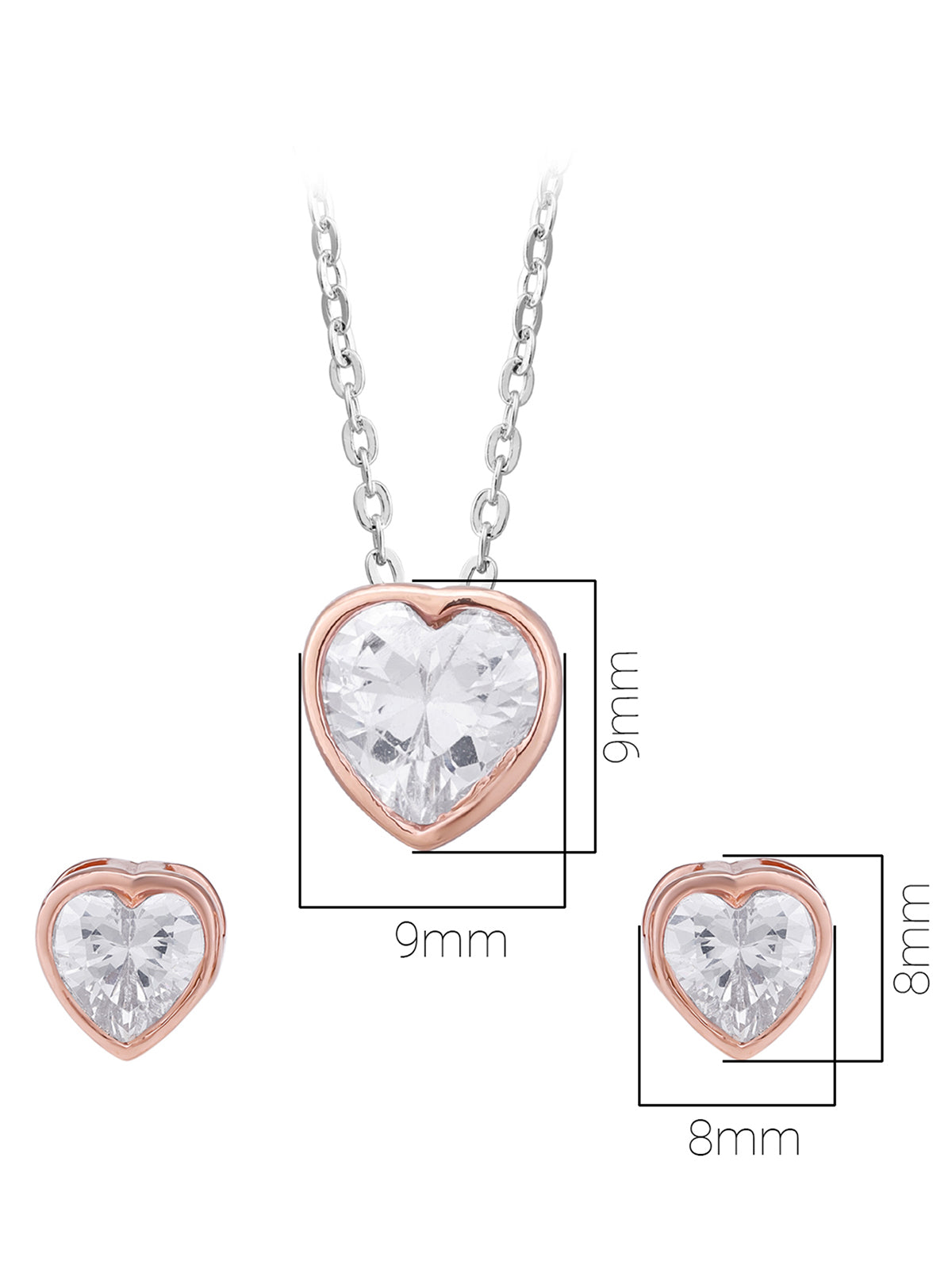 Pissara by Sukkhi Brilliant 925 Sterling Silver Cubic Zirconia Pendant Set For Women And Girls|with Authenticity Certificate, 925 Stamp & 6 Months Warranty PS104645