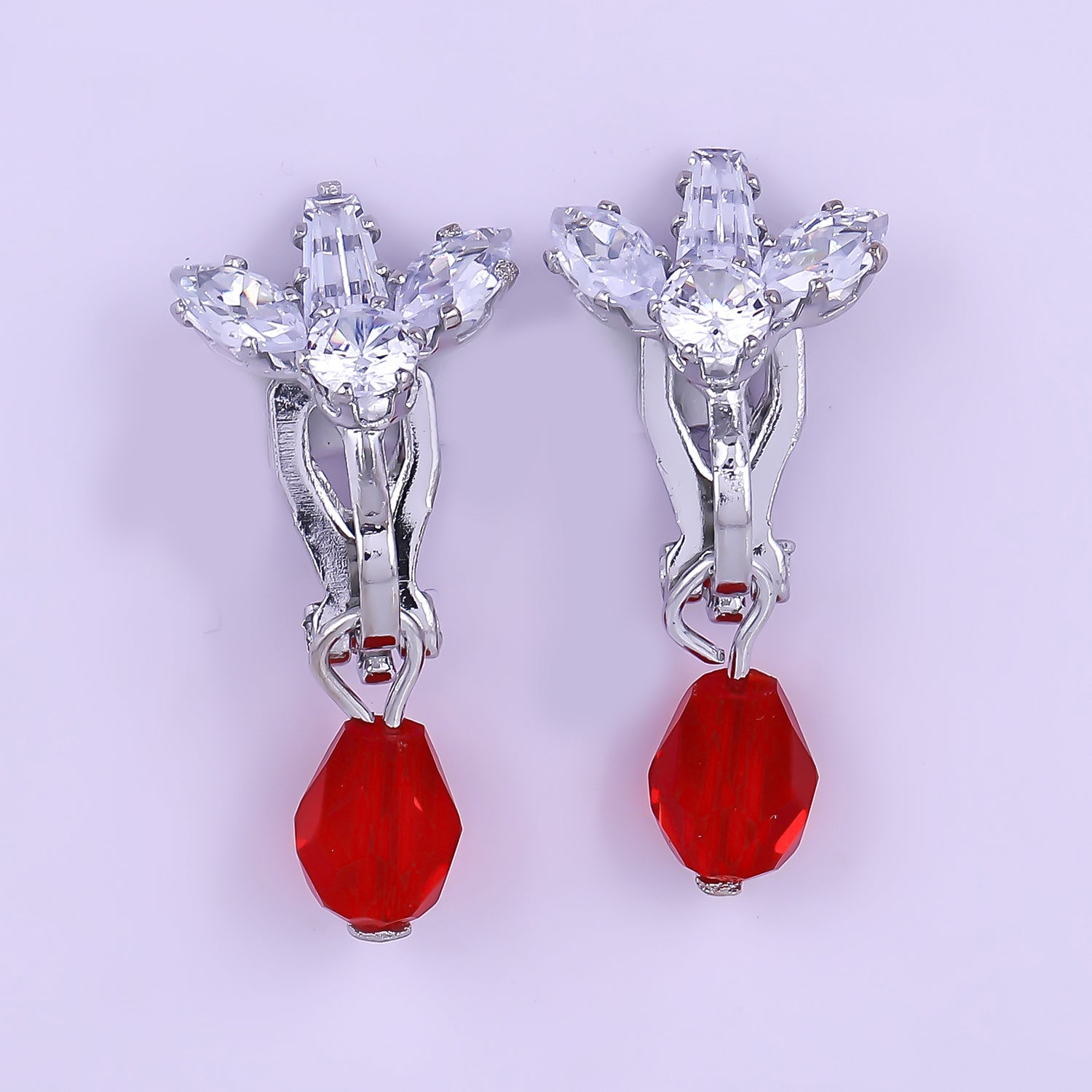 Sukkhi Unique Rhodium Silver Drop Earring for Women