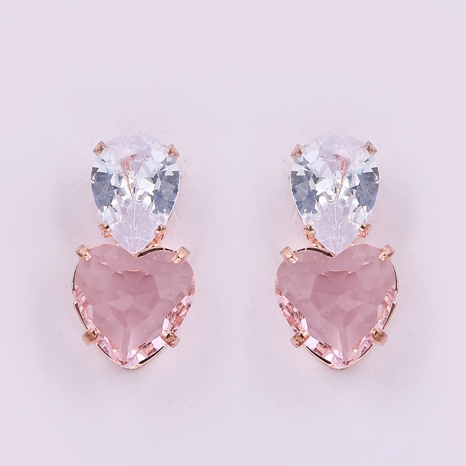 Sukkhi Lavish Gold Plated Heart Earring for Women