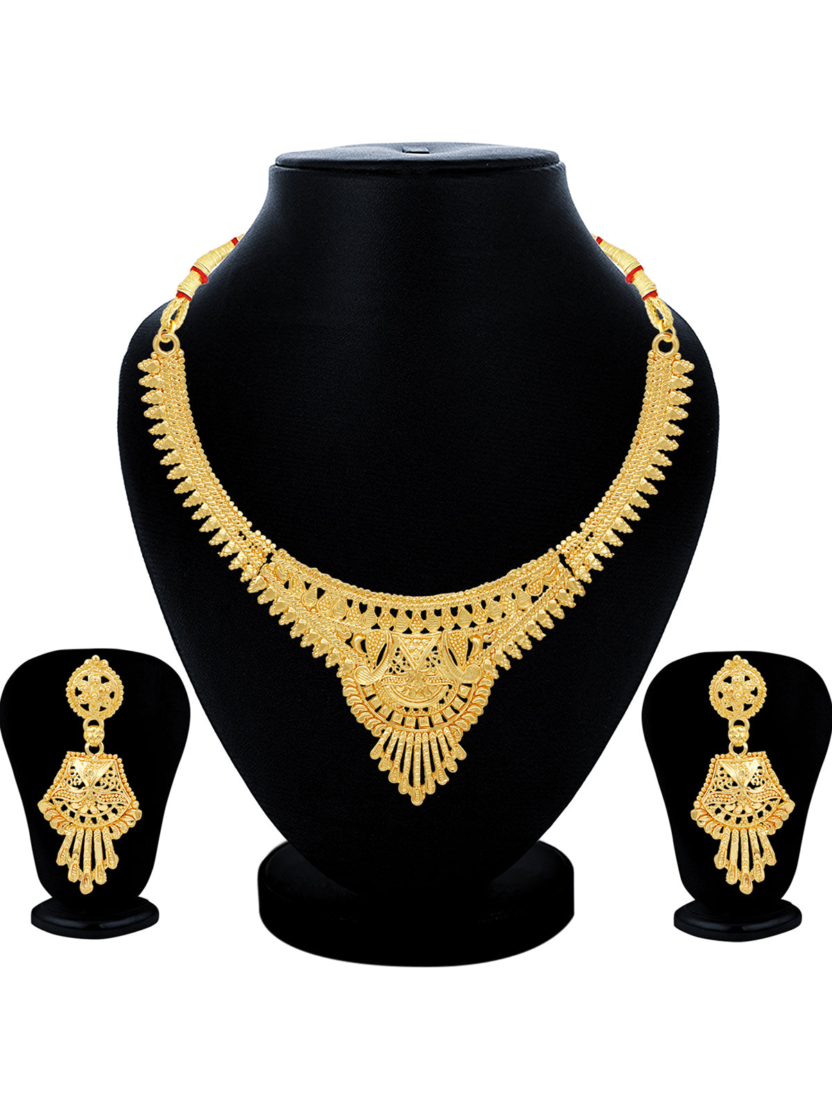 Sukkhi Exotic 24 Carat Gold Plated Choker Necklace Set for Women SKR67355
