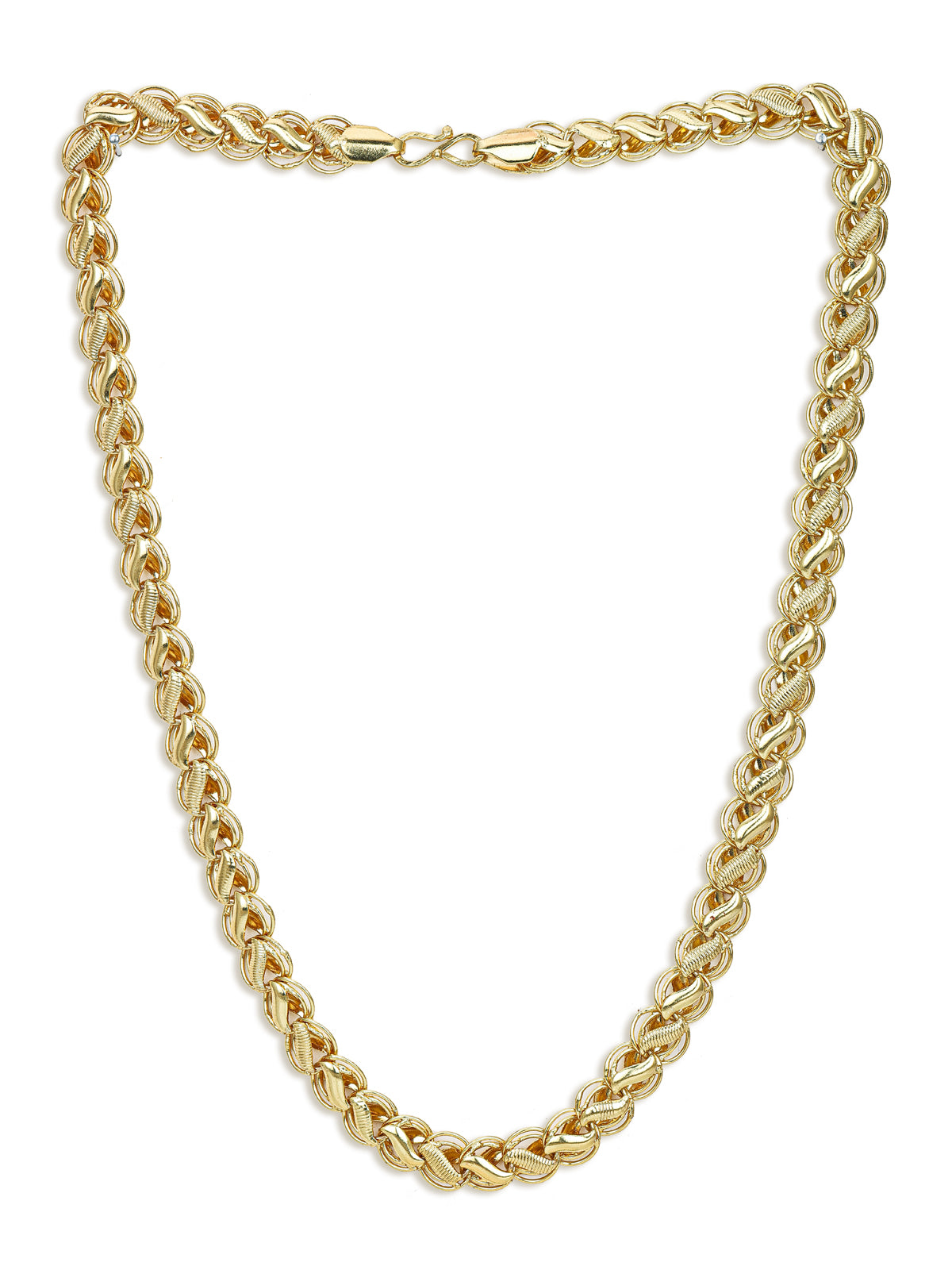Style Smith Elegant Gold Plated Link Chain for Men SKR68960