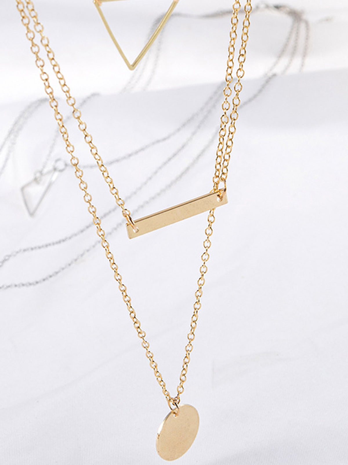 Scintillare by Sukkhi Ravishing Geometric Multi Layered Gold Plated Necklace for Women|SKR75251