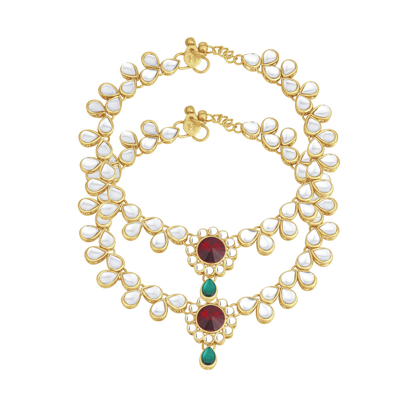 Trushi Trendy Gold Plated Anklet for women