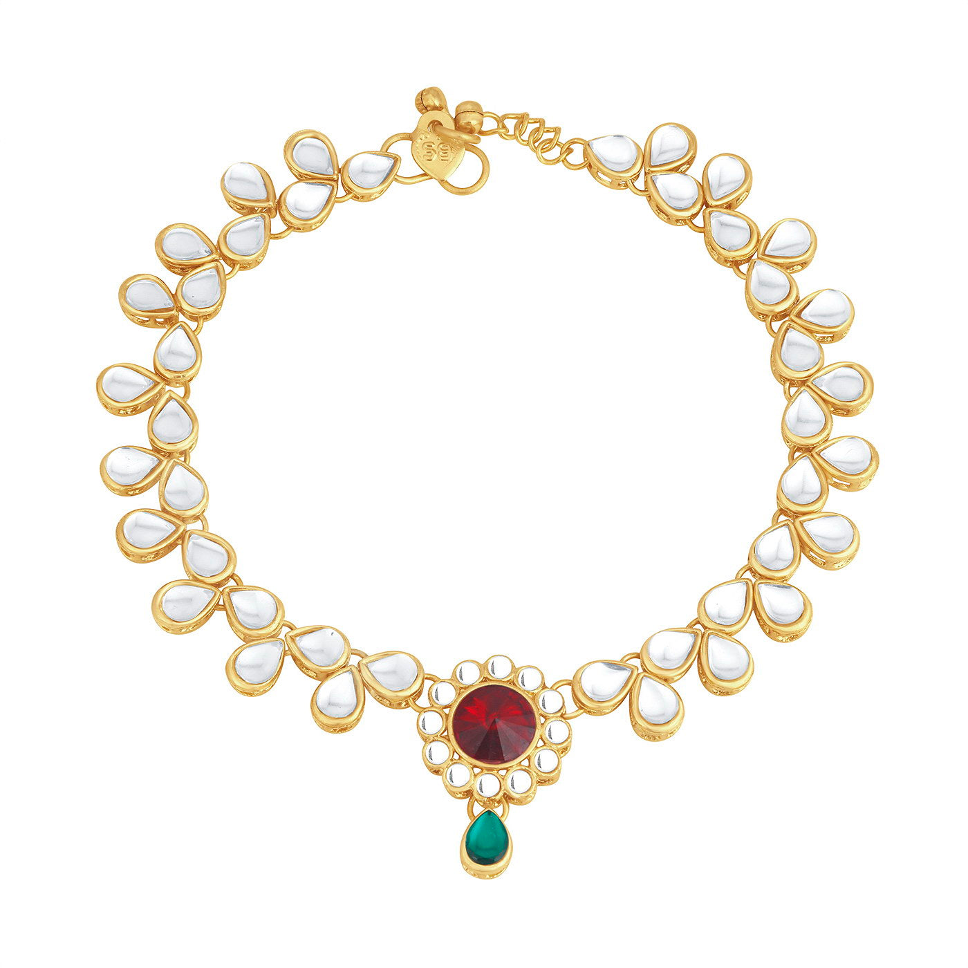 Trushi Trendy Gold Plated Anklet for women