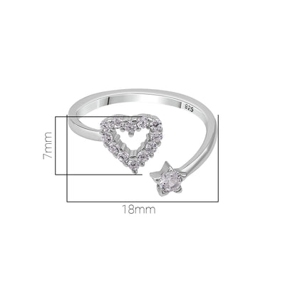 Pissara by Sukkhi Awesome 925 Sterling Silver Cubic Zirconia Toe Rings For Women And Girls|with Authenticity Certificate, 925 Stamp & 6 Months Warranty