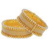 Sukkhi Pretty Gold Plated Pearl Bangles Set For Women
