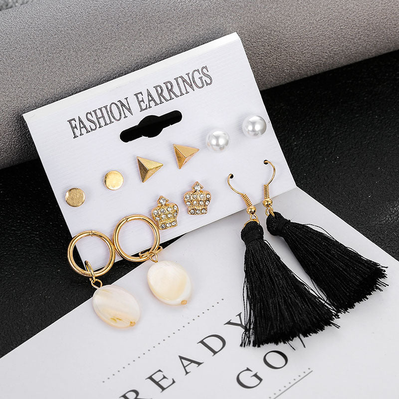 Scintillare by Sukkhi Dazzling Gold Plated Stud & Dangle Earring Combo for Women