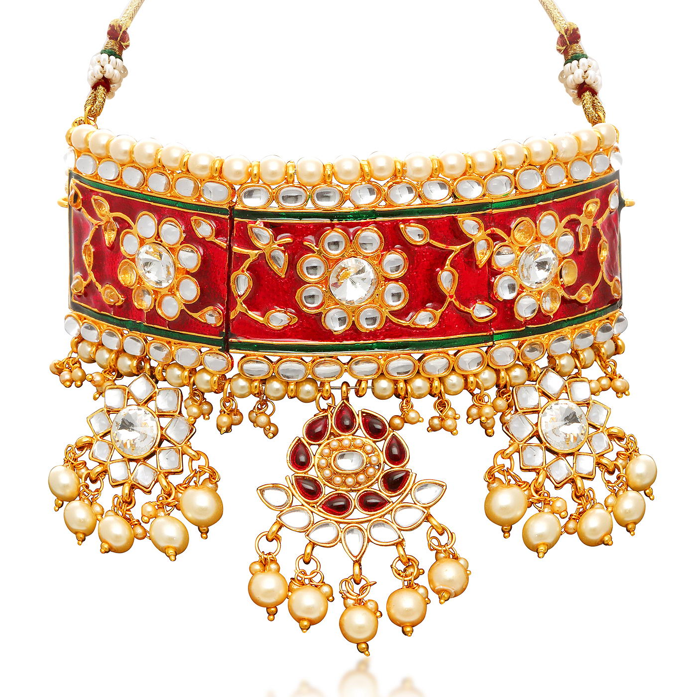 Sukkhi Padmavati Inspired Austrian Diamond choker necklace Set for Women