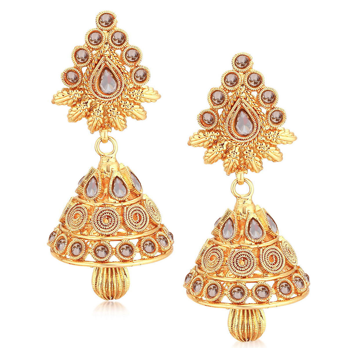 Sukkhi Exclusive Gold Plated Jalebi choker Necklace Set For Women