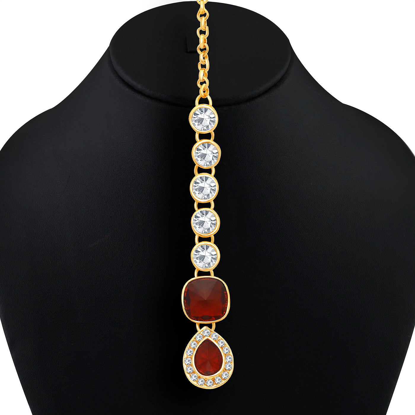 Sukkhi Modish Gold Plated Kundan Long Haram Necklace Set for Women