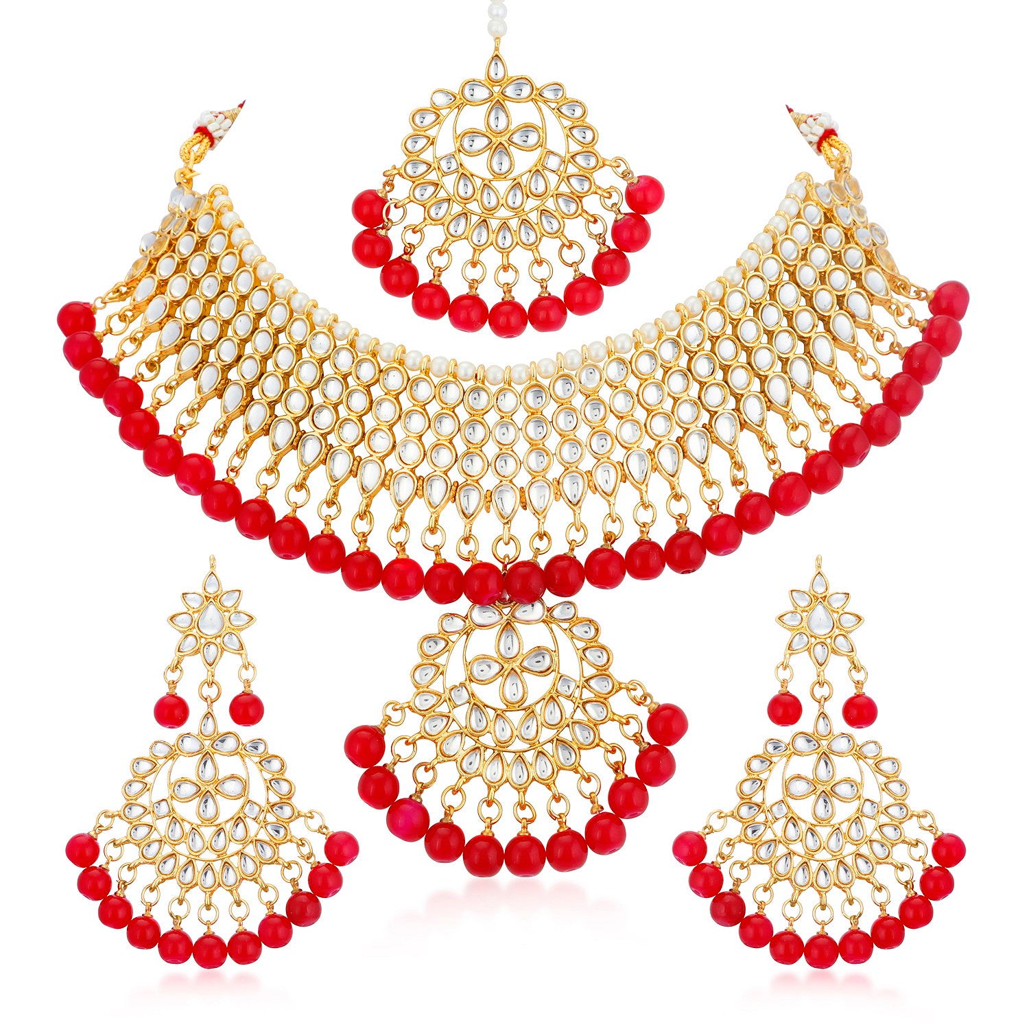 Sukkhi Glorious Gold Plated Kundan Choker Necklace Set Worn By Karisma Kapoor