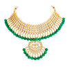 Sukkhi Adorable Kundan Gold Plated Choker Necklace Set For Women