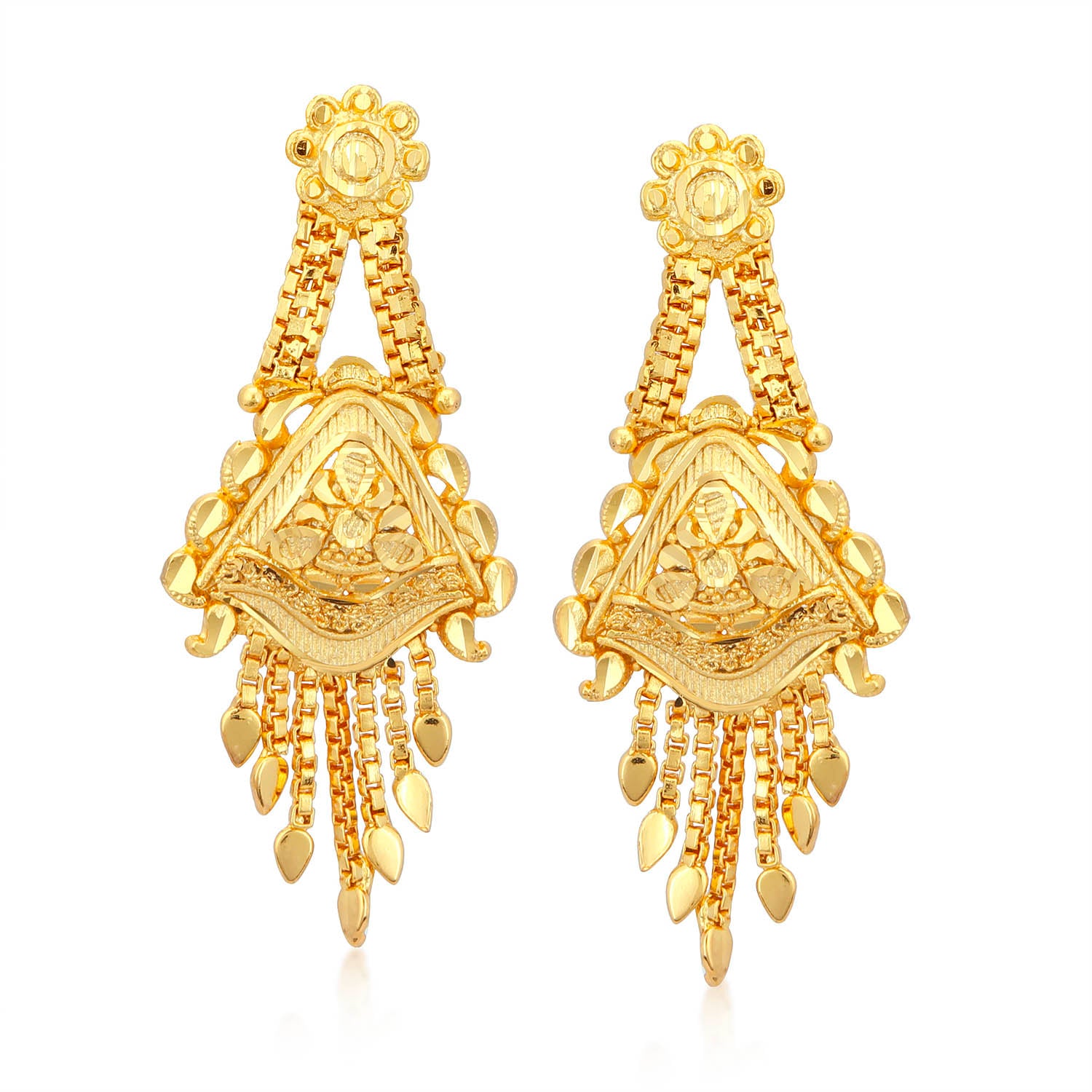 Sukkhi Gleaming Alloy 24 Carat 1 Gram Gold Jewellery Necklace Set for Women