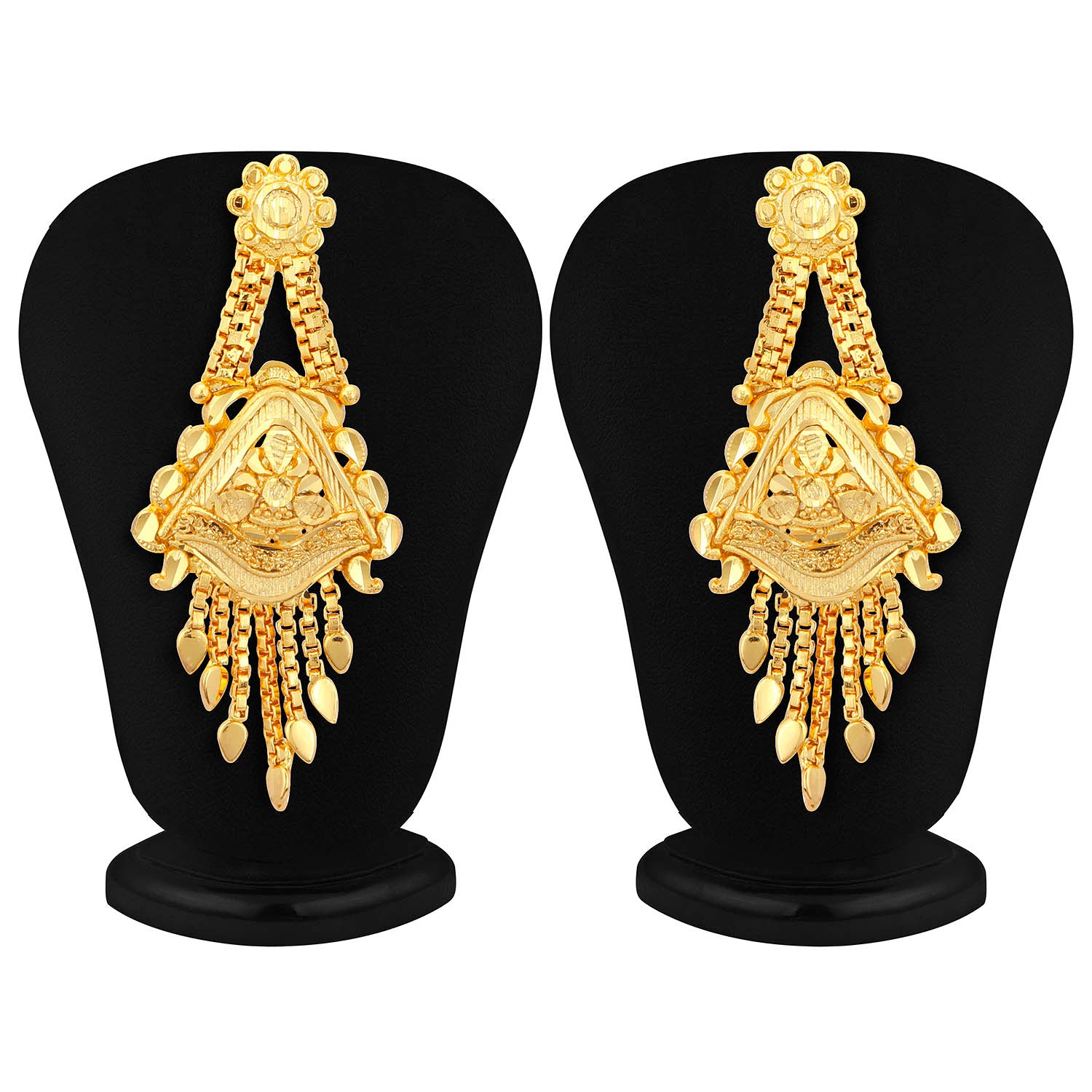 Sukkhi Gleaming Alloy 24 Carat 1 Gram Gold Jewellery Necklace Set for Women