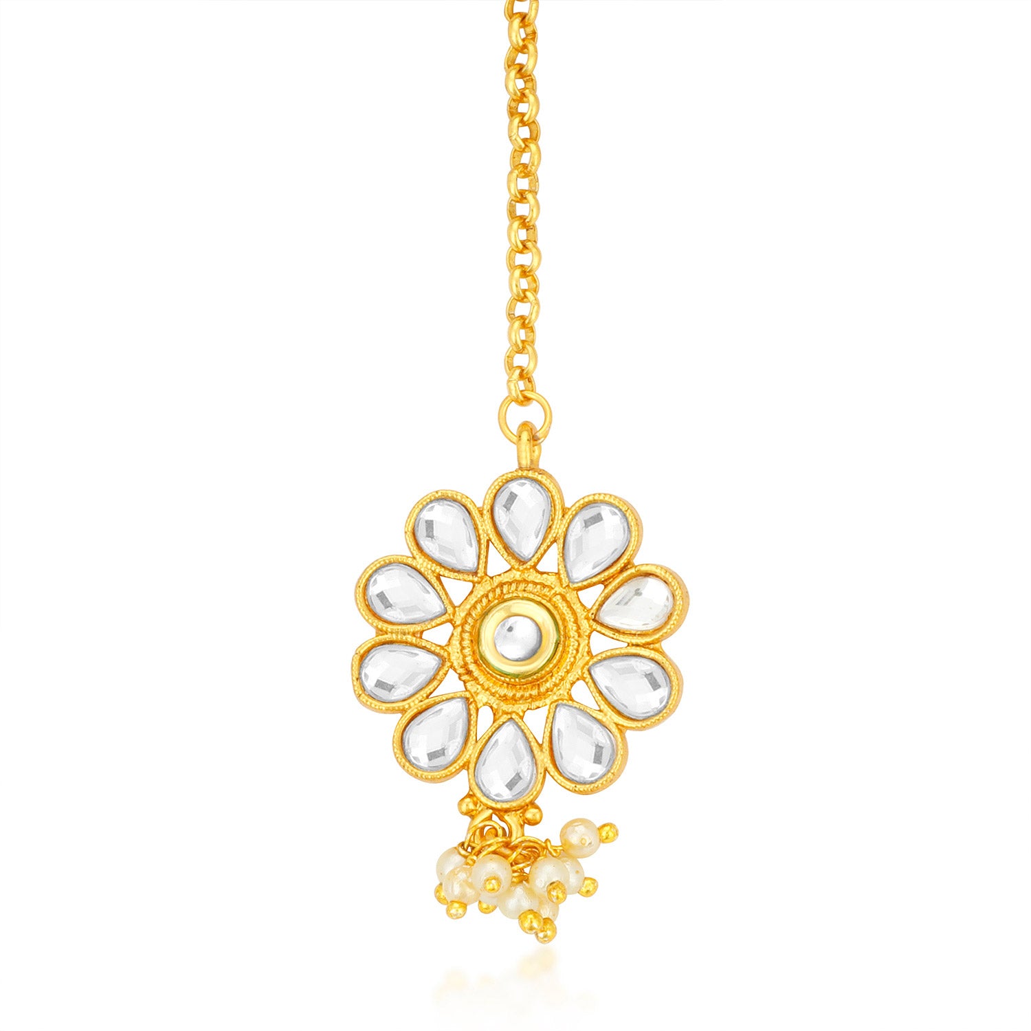 Sukkhi Antique Rajwadi Gold Plated Choker Necklace Set For Women