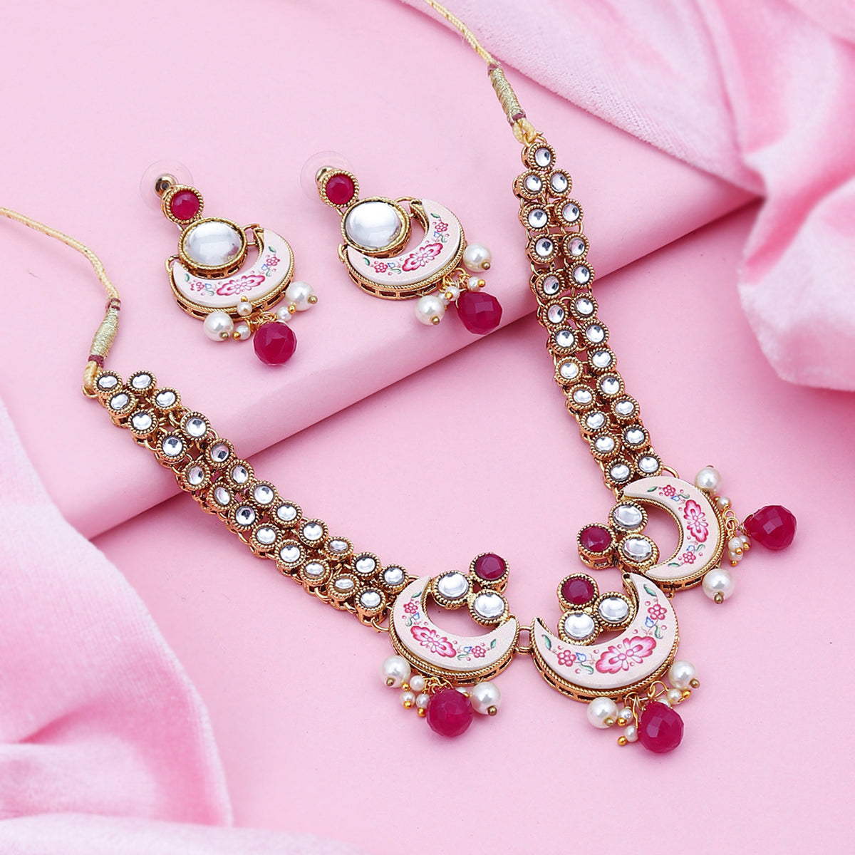 Sukkhi Excellent Gold Plated Necklace Set for Women