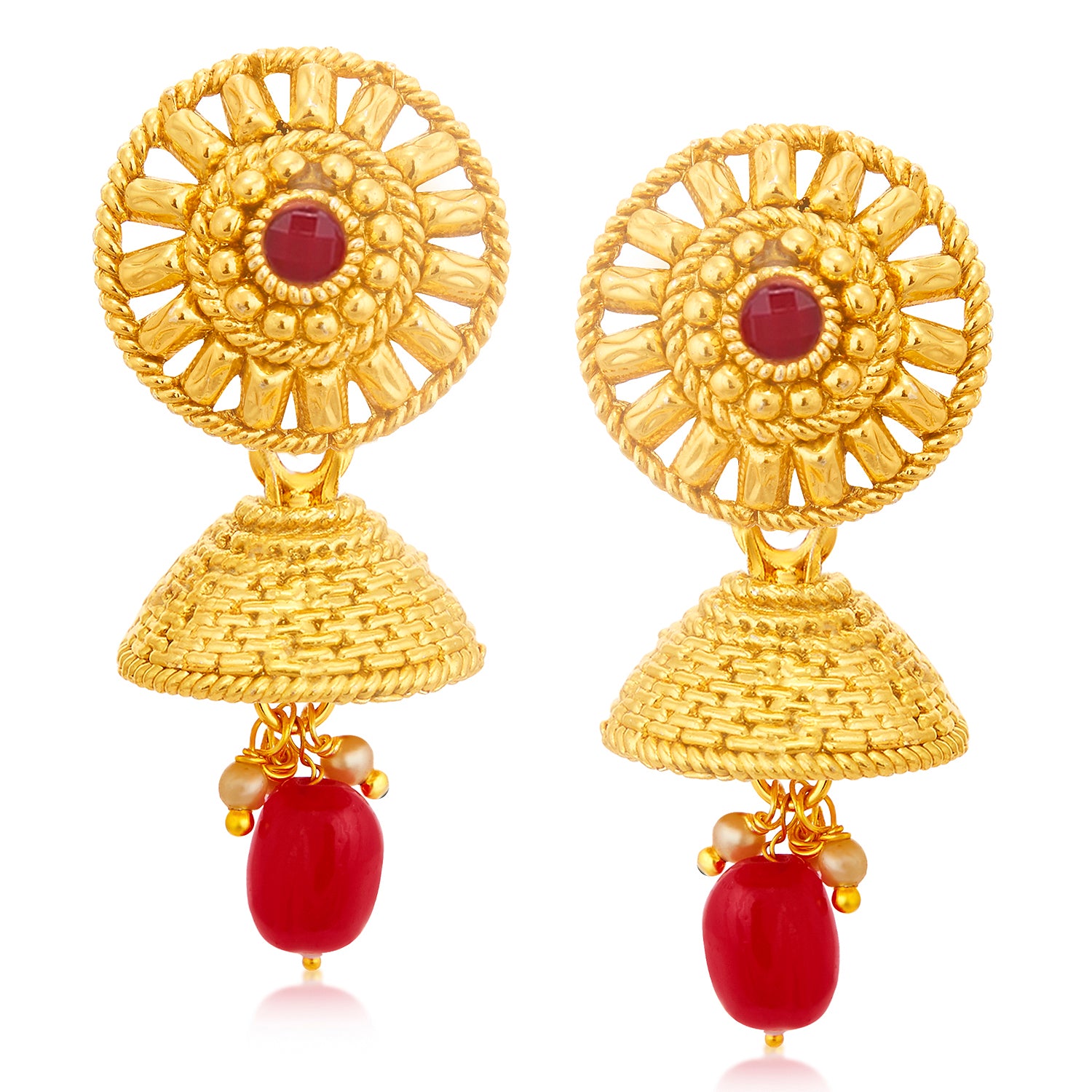 Sukkhi Gleaming LCT Gold Plated Long Haram Necklace Set For Women