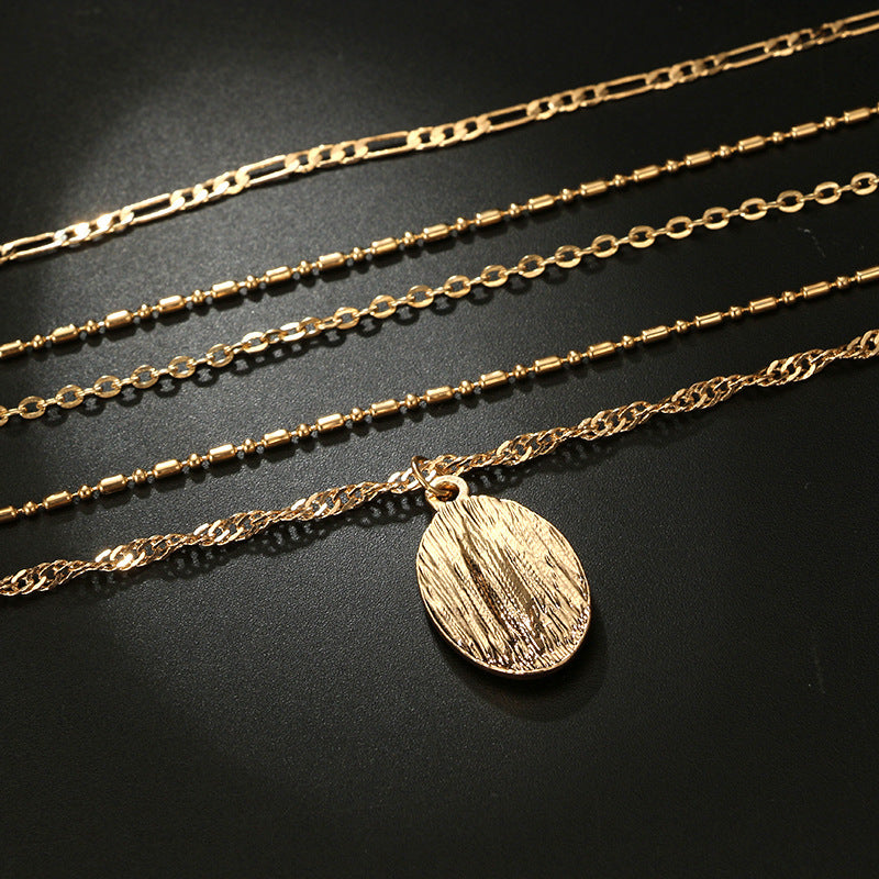 Scintillare by Sukkhi Incredible Multi Layered Gold Plated Necklace for Women
