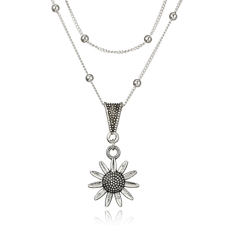 Scintillare by Sukkhi Ritzy Floral Oxidised Necklace for Women