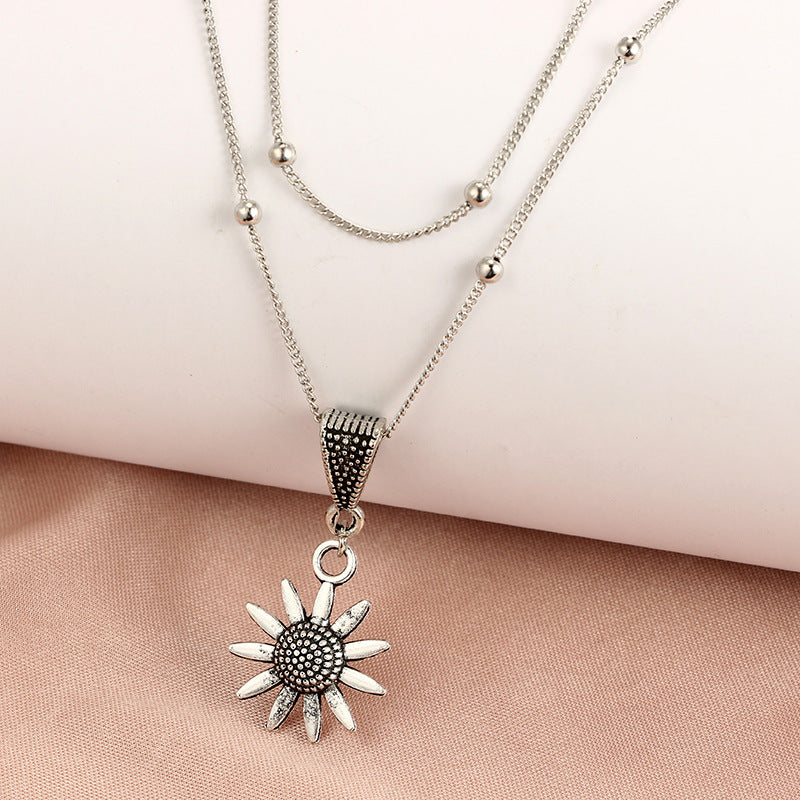 Scintillare by Sukkhi Ritzy Floral Oxidised Necklace for Women