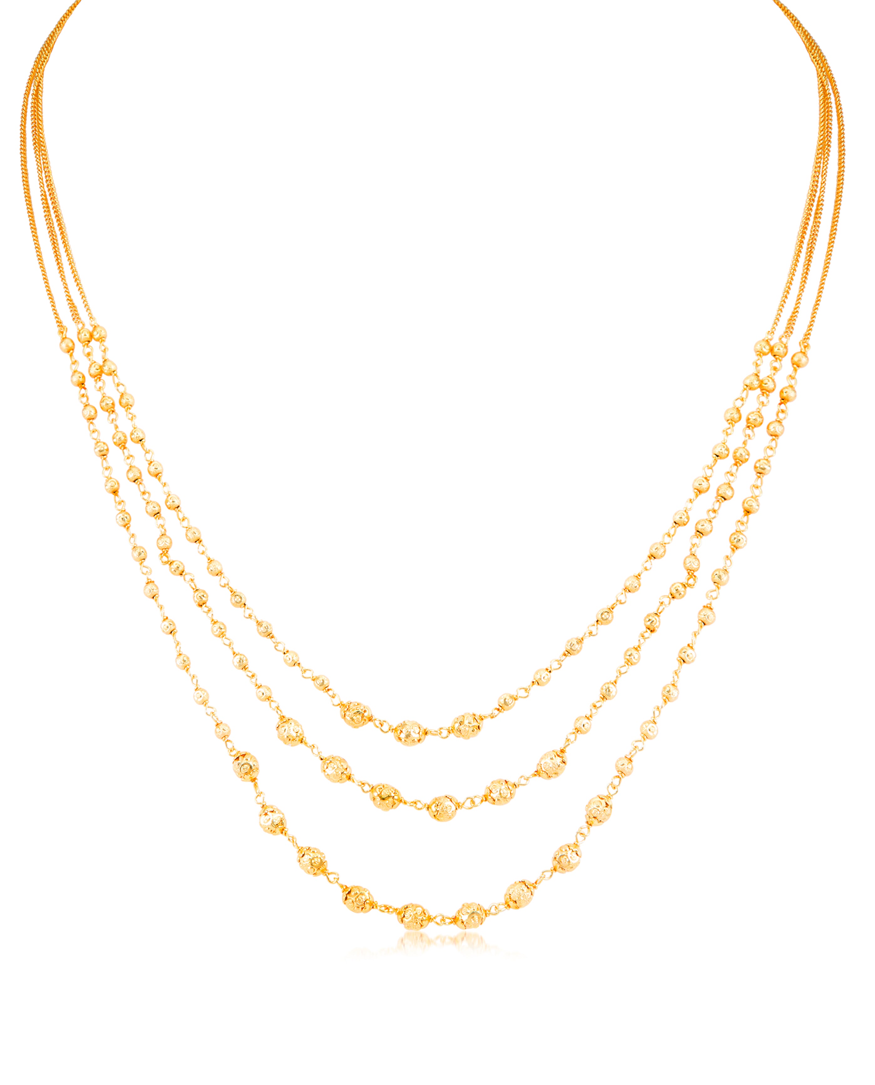 Sukkhi Brilliant String Gold Plated Necklace Set for Women