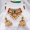 Sukkhi Glorious Pearl Gold Plated Kundan Choker Necklace Set for Women