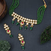 Sukkhi Modern Gold Plated Choker Necklace Set For Women (NS100453)