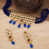 Sukkhi Glamorous Gold Plated Choker Necklace Set for Women (NS100454)