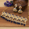 Sukkhi Lavish Gold Plated Choker Necklace Set For Woman