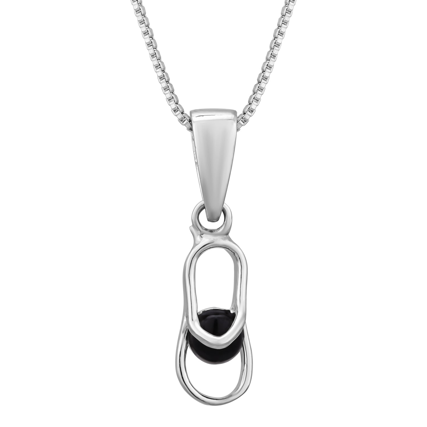 Pissara by Sukkhi Glitzy 925 Sterling Silver Pendant With Chain For Women And Girls|with Authenticity Certificate, 925 Stamp & 6 Months Warranty