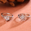 Sukkhi Elegant Silver Rhodium Plated CZ Toe Ring for Women