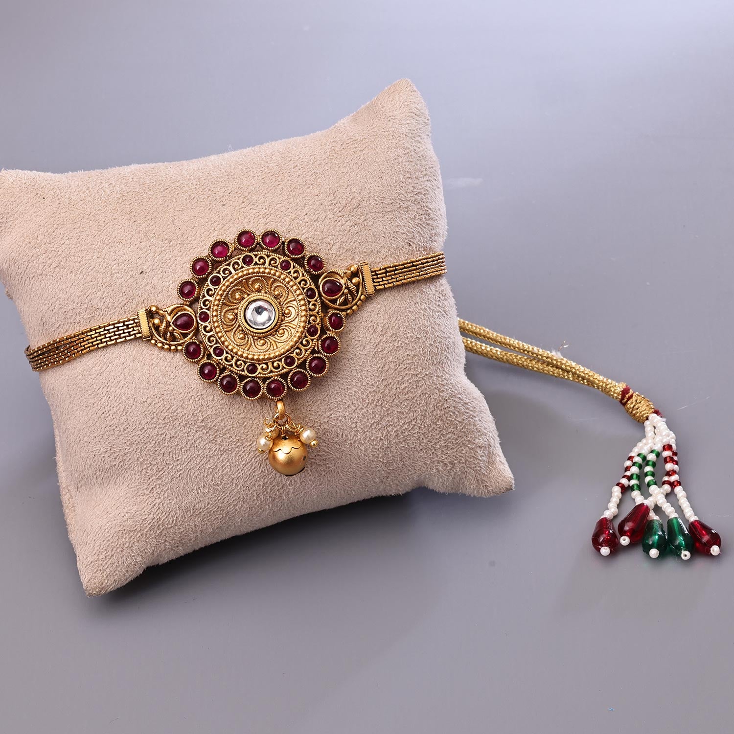 Sukkhi Delicate Golden Gold Plated Pearl Bajuband for Women