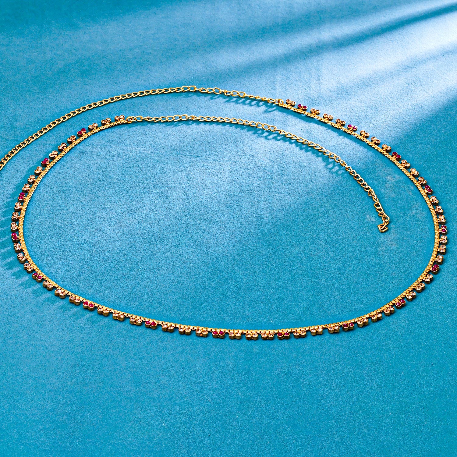 Sukkhi Brilliant Golden Gold Plated Pearl Kamarband for Women