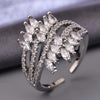 Sukkhi Classic Silver Rhodium Plated CZ Ring for Women