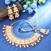 Sukkhi Splendid Gold Plated Meenakari Choker Necklace Set For Women